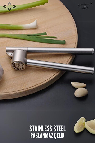 LİGROUND هراسة الثوم المصنوعة من الفولاذ المقاوم للصدأ، هراسة الثوم والزنجبيل...