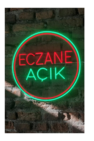 NEON LED KAYSERİ Açık eczane yazısı neon led aydınlatma