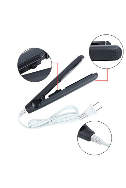 pazariz Seyahat Tipi Mini Saç Düzleştirici Taşınabilir Düzleştirici Mini Düzl...