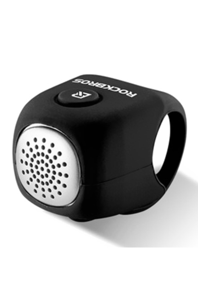 Choice جرس دراجة كهربائية من ROCKBROS باللون الأسود مقاوم للمطر، جرس مقود درا...