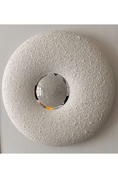 Vonalight Ø40cm Beyaz Plafonyer, 3ışık Renk,led,tavan,banyo,wc,lamba,modern Aydınlatma, Beton Renk