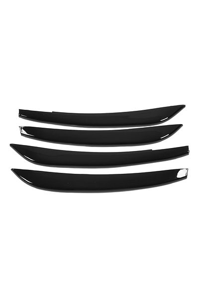 Choice black 4Pcs/Set Front Bumper Fog Light Grille Cover Trim Replacement for Mercedes CLA C118 CLA180 CLA