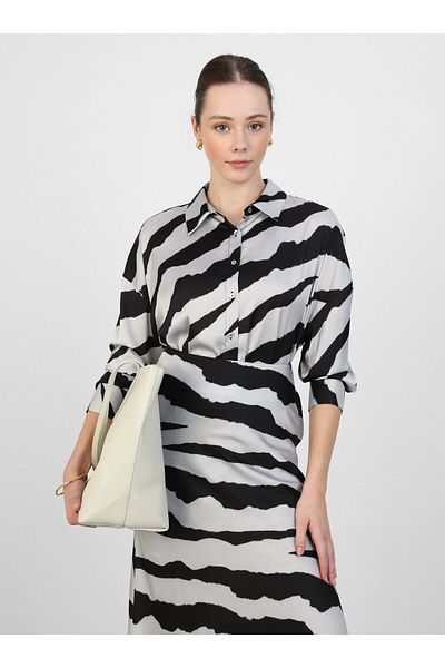 Refka Μπλούζα / Πουκάμισο Refka με σχέδιο Zebra