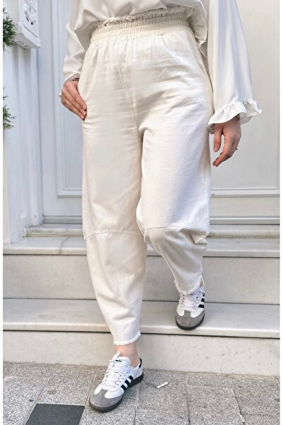 Butik Women's Linen Loose Fitting Pants