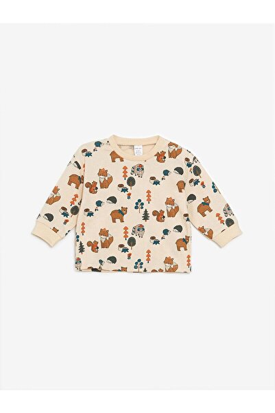 LC Waikiki LCW baby Nakışlı Erkek Bebek Salopet ve Tişört 2'li Takım