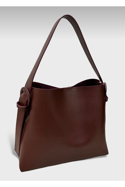 OzBeauty Γυναικεία τσάντα χεριού και ώμου Shopper με λεπτομέρεια πόρπης