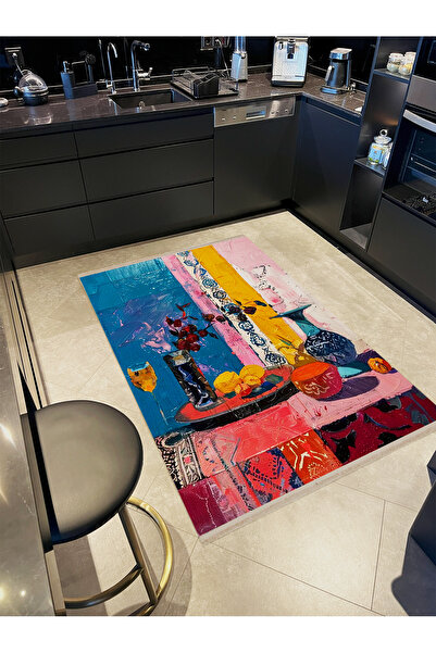 Rugs Modern Halı Asena Koleksiyonu Pastel Renkler Sanatsal Piknik Masası ve V...
