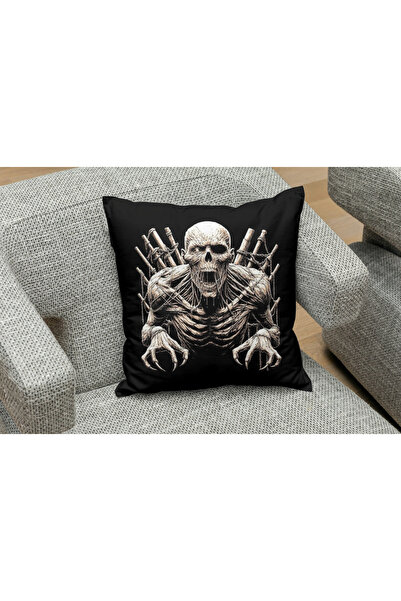 owl bag HOCĂ de pernă pătrată cu model de craniu și țipăt