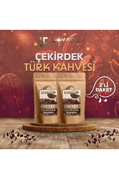 LOYAGE 2 Pieces Medium Roasted Turkish Coffee - 250g X 2