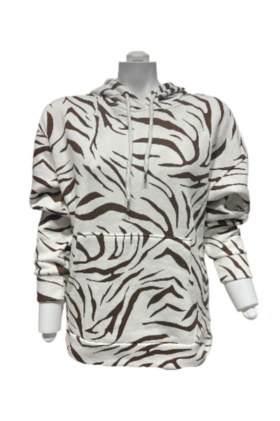 Markamoni VeryPeri 02079 Дамска суитшърт с качулка в цвят кафе