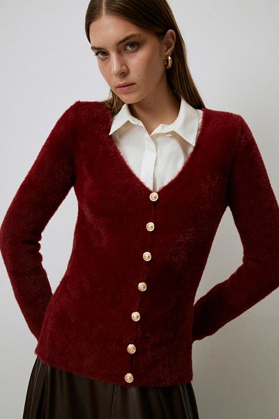 Touché Privé V-Neck Knitwear Cardigan