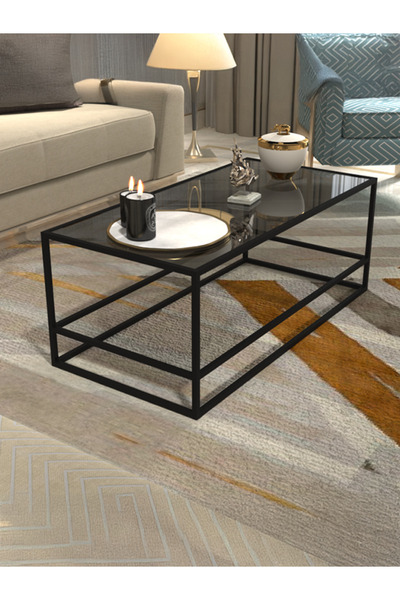 UYGAMO Nave Orta Sehpa - Füme Cam