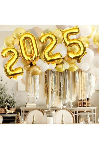 DÜVENCİ TİCARET 2025 Foil Balloon Set