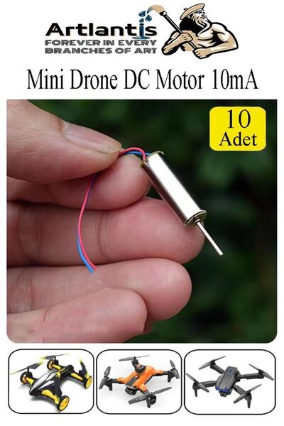Artlantis Drone Motoru Yüksek Hızlı 10 Adet Çekirdeksiz Dc Dron Motoru Güçlü ...