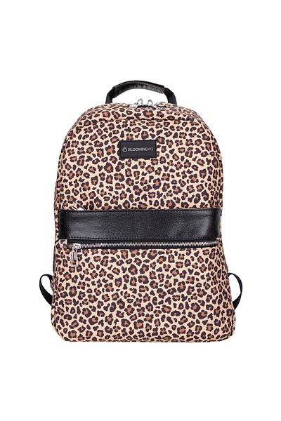 BloominBag Earthy Leopard 13-14 Inch Backpack Laptop / MacBook Bag