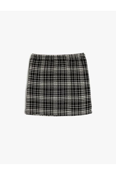 Koton Fusta mini cu talie elastică, slim fit