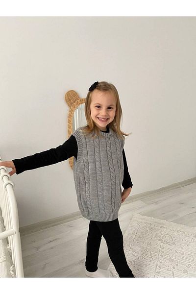 imoop design Kids Buttoned Knitwear Vest