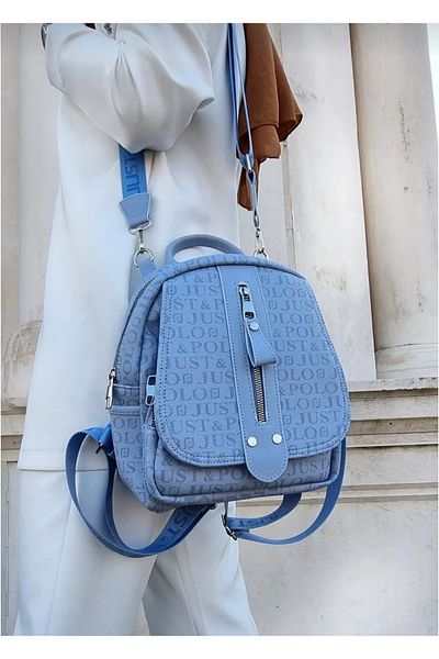 GP GUES POLO Just Polo Women's Blue Back and Shoulder Bag
