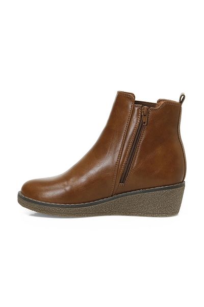 Polaris 607 Wedge Heeled Zippered Women's Boots