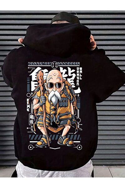 Aesthia Dragon Ball Master Roshi εμπρός - πίσω Φούτερ με στάμπα νέας σεζόν- M...