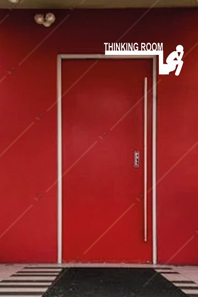 Emach Dizayn Thinking Room - Στολίδι γωνίας πόρτας WC Δεξιά γωνία