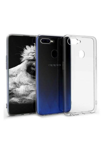 HANPORIUM جراب سيليكون شفاف متوافق مع هاتف اوبو A5S - غطاء حماية كامل مرن مع ...