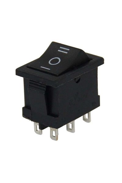 REWEL Mini Lightless Switch 6P On-Off-On 6P Ic-123-6 633112