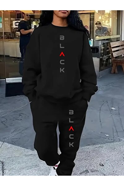 Elfa Tekstil Σετ φόρμας Unisex σε μαύρο χρώμα