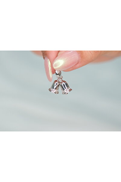 CYB STUDİO Christmas Bell Stainless Steel Charm