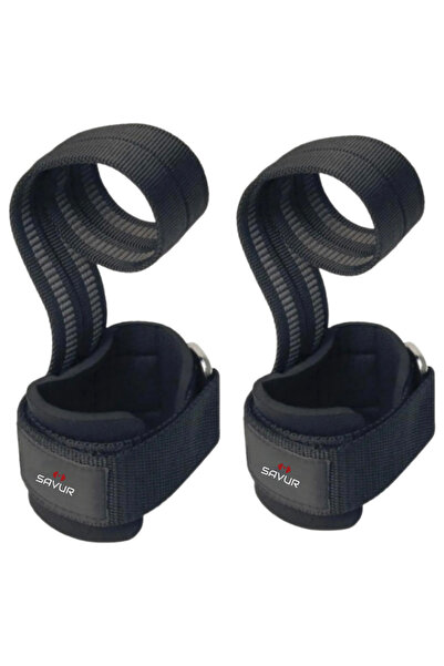 SAVUR أشرطة رفع المعصم Big Grip Pro - لياقة بدنية قابلة للانزلاق