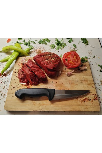 KB SOLİNGEN Slg No:1 Black Butcher(Et) Knife(Thickness:3Mm)