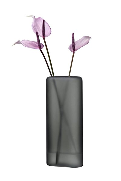 Paşabahçe مزهرية ذات طبقات مدخنة مقاس 32.5 سم