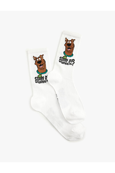 Koton Лицензирани чорапи Scooby Doo от памучна смес