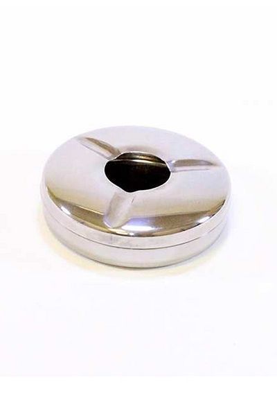 Mu Art Chrome Lid Ashtray Royaleks-Yt-651