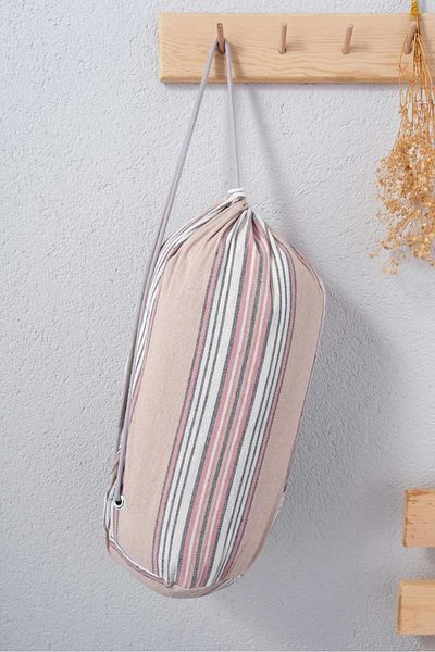 Romans Pink Blanket - 150X200 cm with Pompom with Special Bag