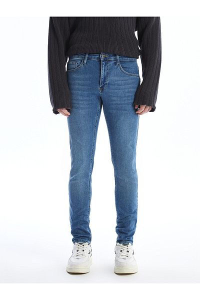 LC Waikiki Pantaloni de jeans pentru bărbați Lcwk 750 Slim Fit