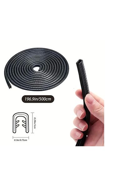 İsmiyle Al 5-Meter Car Door Edge Protection Strip Roll - Isl6924-7405