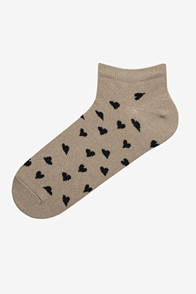 Penti Чорапи ботуши в цвят златисто сърце от 3 части