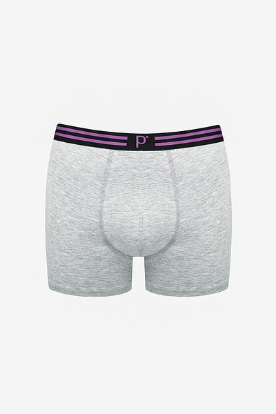 Penti 3-teilige Boxershorts in Grau mit Farbband