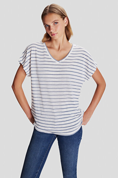 Naramaxx Simli Çizgili T-shirt