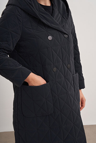 Aker 10576112 Kapüşonlu,Astarlı Mont