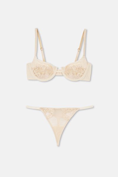 Eros Ersk1180 Amethyst Spitze Gold Bra - Tk.