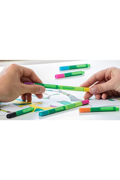 SCHNEIDER Set of 8 Link-It Fiber Tip Pens - 191298