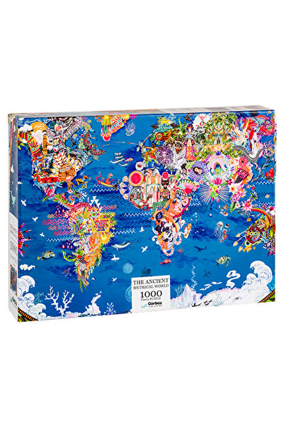 Genel Markalar Gürbüz 12102 Mitolojik Harita Fantastik Puzzle 1000 Parça