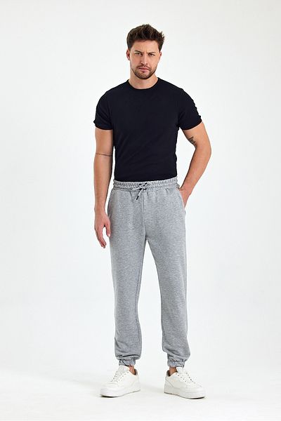 ESPİNA Pantaloni de trening pentru bărbați cu 3 fire cu fleece și buzunare în interior