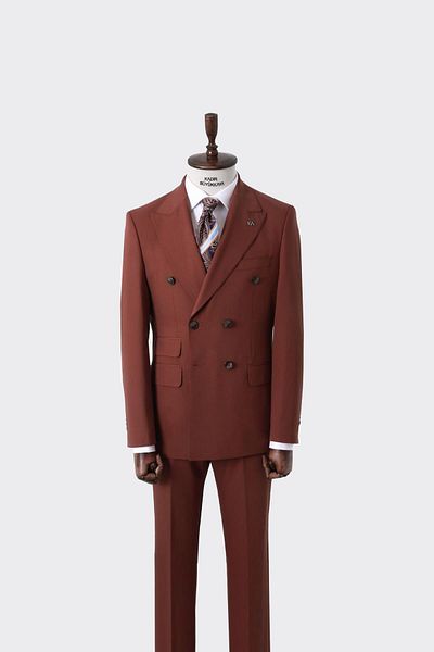 Kadir Büyükkaya Costum modern pentru bărbați cu două piepturi - KAW1249S