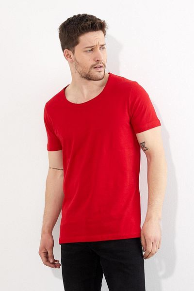 Figo Ανδρικό T-shirt Crew Neck Basic