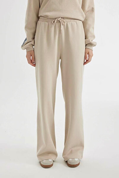 DeFacto Coool Wide Leg Taş Kadın Eşofman Altı B3345AX/BG701