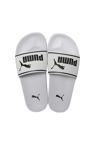 White puma flip flops discount