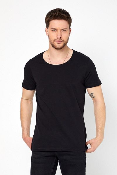 Figo Ανδρικό μπλουζάκι Crew Neck Basic